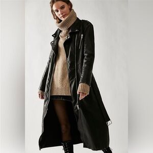 Isabelle moto jacket by free people - brand new